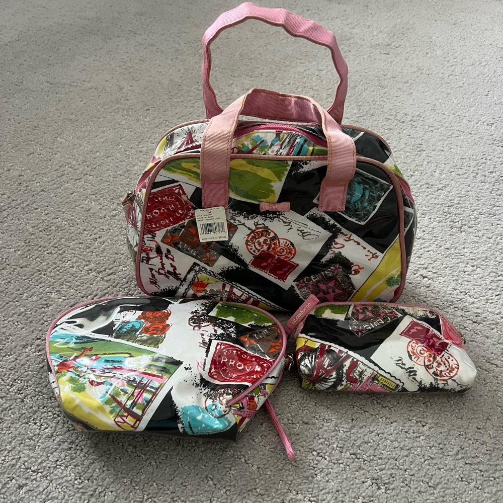 Liz Claiborne Set of 3 Make up/Cosmetics Bags